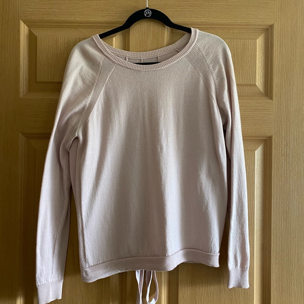 Lululemon Merino Wool Tie Sweater